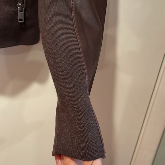 Andrew Marc Women's Asymmetrical Leather Jacket - Small - Picture 6 of 15